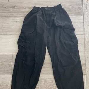 Zara nylon cargo pants
